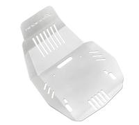QASULER Motorcycle Stainless Steel Skid Plate Engine Guard Chassis Protection Cover, for Benelli, Leoncino 500 BJ BJ500 Motorcycle Skid Plate(With Logo-Silver)
