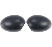 QASULER Pair Car Rear View Driver Passenger Side Mirror Cover Cap Replacement Gray, for BMW, for MINI, Clubman R55 Hatchback Cooper R56 Convertible R57 Coupe R58 (Manual Folding Only) Wing Mirror Cove