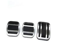 QASULER Pedal Pad, for Peugeot, 308 2007-2019 3008 5008 2016-2019 408 2014-2019 AT MT Pedal Cover Car Styling Pads Break Accelerator Pedals Clutch Brake Pedal Rubber Cover(BLACK MT 3PIECE)