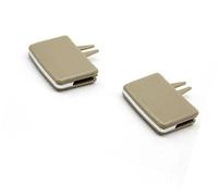 QASULER Rear A/C Air Vent Grille Tab Clip Slider Repair Kit, for Mercedes-Benz, W204 C X204 GLK W212 W207 E Class 2007-2011 Air Vent Clip(Rear Beige 2pcs)