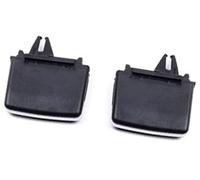 QASULER Rear Air Conditioner Back Ac Vent Grille Outlet Tab Clip Slider Repair Kit, for Mercedes, for Benz, M GL ML GLE GLS W166 W292 2011-2018 1668300554 Car Air Vent Clip(BLACK Slider 2PCS)