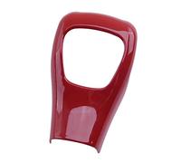 QASULER Red Inner Gear Shift Lever Knob Cover Trim, for Jeep, Cherokee 2014 2015 2016 2017 2018 Car Air Vent Trim