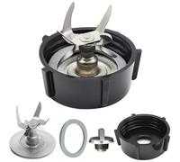 QASULER Replacement Parts Blender Blade Compatible, for Oster, 6 Point Fusion Blade Kit Blender Replacement Parts Blender Lid Blade