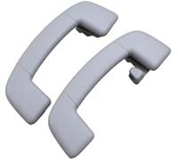 QASULER Roof Handle Pull, Black, for Gray Front Rear Car Roof Handrail Inner Ceiling Pull Handles, for VW, for Golf, 7 7.5 MK7 5G0857607 5G0857643 (Size : Front and Rear Gray) Car Grab Handle