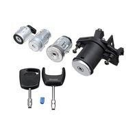 QASULER Set Of 4 Lock Door Ignition Barrel Switch With 2 Keys, for Ford, for Fiesta, MK V Fusion 1479660 Car Lock Barrel