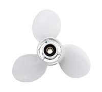 QASULER Ship Engine Outboard Propeller 3-Bladed Rotary Paddle 683-45941-00-El 9 1/4 X 12 , for , for YAMAHA, .9-15Hp Aluminum 8 Spline Tooth Boat Propeller