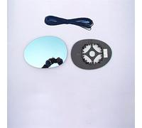 QASULER Side Rearview Mirror Blue Glass Lens, for BMW, for, for MINI, Coupe 2007-2017 Wide Angle View Anti Glare Door Wing Yard Machinery Fuel Cover(07-14 heated)