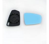 QASULER Side Rearview Mirror Blue Glass Lens, for VW, for POLO, 2002-2020 Five Generation Wide Angle View Anti Glare Door Wing Yard Machinery Fuel Cover(19-20 no heated)