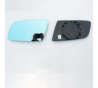 QASULER Side Rearview Mirror Blue Glass Lens With LIGHT Indicate Light, for BMW, 5 Series E60 E61 2003-2008 Wide View Anti Glare Yard Machinery Fuel Cover(Heated)