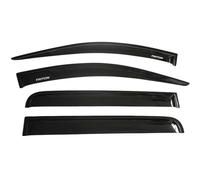 QASULER Side Window Deflectors Pickup Black Color Car Wind Deflector Guard, for Mitsubishi, for L200 2016-2019 Car Side Window Visor(Black)
