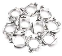 QASULER Sourcingmap 10pcs Metal H7 Headlight Base Holder Adapter, for Vehicle Headlight Bracket