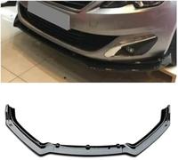 QASULER Splitter 3pieces ABS Universal, for Peugeot, 308 Front Bumper Lip Body Kit Spoiler Diffuser Car Spoiler
