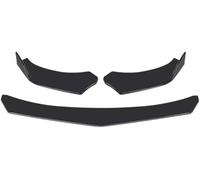 QASULER Splitter 45PCS Universal Car Front Blade Bumper Lip Body Kit Spoiler Canard, for BMW, Etc Carbon Fiber Splitter(5Pcs fiber B) Car Spoiler(BLACK 4Pcs Bright black)