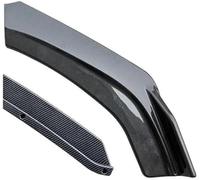 QASULER Splitter, for Hyundai, for Sonata 2015-2017 Front Bumper Spoiler Carbon Surface Protector Plate Lip Body Kit Chin Shovel Splitter(Carbon Surface-red) Car Spoiler(BLACK Pure Carbon Surface)