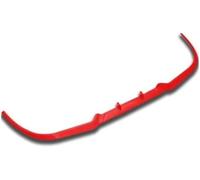 QASULER Splitter, for Peugeot, 206, for CUPRA R FRONT SPOILER BUMPER LIP Euro Spoiler Lip 3 Pieces Body Kit Universal Splitter(White) Car Spoiler(Red)