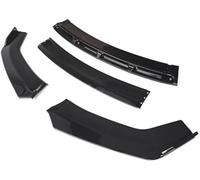QASULER Splitter, for Peugeot, 508 2019 Front Bumper Spoiler Protector Plate Lip Type Body Kit Carbon Surface Chin Shovel Splitter(Gloss Black-red) Car Spoiler(BLACK Overall Gloss Black)