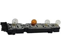 QASULER Tail Lights Car Rear Bumper Reflector Lamp Brake Light+Circuit Board, for Transit MK7 2006-2014 6C11-13405-AD 6C11-13404-AD Lamp(With Bulb Left) Rear Bumper Tail Light(BLACK Only Left)