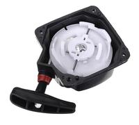 QASULER Universal Pullstart Recoil Pull Starter Brush Cutter Strimmer Start Lawn Mower Parts Black Petrol Strimmer Replacement Parts