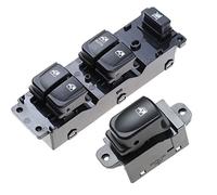 QASULER Window Control Switch Power Window Switch, for Hyundai, I20 93570-1J102 935701J102 93580-1J002 935801J002 Car Window Switch(Blue)