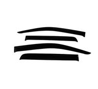 QASULER Window Deflector Door Shield Of Accessory Black Rain Window Visor, for Isuzu, for D-MAX 2012 2013 2014 2015 2016 2017 2018 2019 Car Side Window Visor(ABS-BLACK)