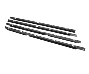 QASULER Window Door Seals 4PCS Car Outer Door Window Rubber Weatherstrip, for Mitsubishi, For Montero For Pajero 2th V31 V32 V33 V34 V36 V43 V44 V45 V46 1990-2003 Weatherstrip Window Molding Trim