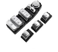 QASULER Window Switch Window Control Button Regulator, for, 3 5 7 X5 X6 F30 F35 F25 F26 F07 F10 F18 F01 F02 Side Window Switch(BLACK Model A 4pcs Set)
