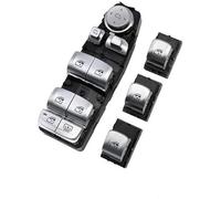 QASULER Window Switch Window Control Button Regulator, for, 3 5 7 X5 X6 F30 F35 F25 F26 F07 F10 F18 F01 F02 Side Window Switch(BLACK Model B 4pcs Set)