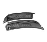 QASULER Windshield Wiper Cowl Cover Panel, for ford, Super Duty F250 F350 2017-2022，Left Right Front Windshield Wiper Cowl Grille Insert Panel, Without Nozzles Hoses Windscreen Wiper Cover