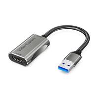 QASVOU 2pcs HDMI-Compatible Video Capture Card DeviceUSB 3.0 60fps 4k for OBS Live Streaming Broadcast Game Recording Box(B)