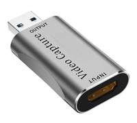 QASVOU 2pcs HDMI-Compatible Video Capture Card DeviceUSB 3.0 60fps 4k for OBS Live Streaming Broadcast Game Recording Box(A)