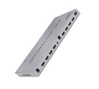 QASVOU 4K@60Hz 4x4 HDMI-compatible Matrix with Extractor HDR 18Gbps HDMI 2.0 Matrix Switcher Splitter 4 in 4 Out Support RS232(4K 60Hz 4x4)