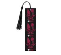 Qatar Emblem Valentine's Day Gift Bookmark Couple Gift Graduation Bookmark Gift Unisex