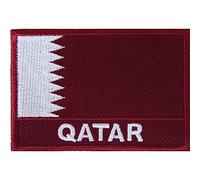 Qatar Flag Iron On Patch Sew On Clothes Middle East Doha Arab Embroidered Badge