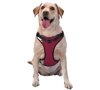 Qatar Flag Printed Dog Harness mesh pet Vest