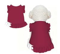Qatar flag XL Pet Apparel for Small Dogs-Cute Summer Outfit for Puppy, Soft Breathable Pet Clothes for Cat