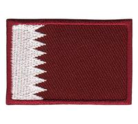 Qatar Qatar Flag Small Flag Emirate Patch for Iron-On or Sew On Iron-On Clothes Embroidered Iron-On Patch Applique Patch Size 4.9 x 3.3 cm