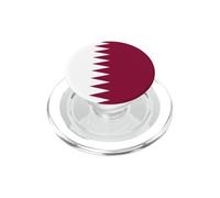 Qatari Flag of Qatar PopSockets PopGrip for MagSafe