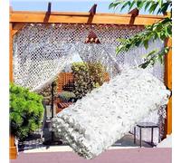 QATGQBCF 3X4M 5X10M 8X8M 10X10M Gazebo Decoration Camouflage Net Sun Protection, Blinds Sunshade Net, Snow Camo Netting, Customizable, For Outdoor Camping Pergola Party Decorations(4.0x5.0m)