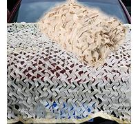 QATGQBCF Beige Camouflage Net With Nylon Rope Mesh, Party Decoration Net, Military Net, Shade Net 2x4m 3x3m 3x6m 3x8m 4x4m 4x6m 4x8m 5x5m 5x10m 6x8m 10x10m(3x9m (9.84x29.5FT))