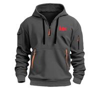 QATOBI Men's Hooded He-ckler and K.och, Jacket Soft Warm Hooded, Work Hoodies Winter Warm, Hooded(Multicolor 3,L)