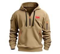 QATOBI Men's Hooded He-ckler and K.och, Jacket Soft Warm Hooded, Work Hoodies Winter Warm, Hooded(Multicolor 4,3XL)