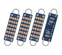 QAUBEN Rigid Loop 561 Festoon Bulb 44mm(1.73") Amber 24SMD 2016 Chips Non-Polarity 562 567 564 RL4410 211-2 212-2 214-2 LED Bulbs for Door Courtesy Step Map Dome Light 12V 1.1W (4pcs)