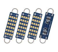 QAUBEN Rigid Loop 561 Festoon Bulb 44mm(1.73") Warm White 24SMD 2016 Chips Non-Polarity 562 567 564 RL4410 211-2 212-2 214-2 LED Bulbs for Door Courtesy Step Map Dome Light 12V 1.1W (4pcs)