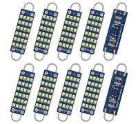 QAUBEN Rigid Loop 561 Festoon Bulb 44mm(1.73") White 24SMD 2016 Chips Non-Polarity 562 567 564 RL4410 211-2 212-2 214-2 LED Bulbs for Door Courtesy Step Map Dome Light 12V 1.1W (10pcs)