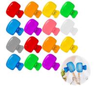 Qaum Toothbrush Covers 15 PCS Portable Cap Head Cover, Manual and Electric for Home Bathroom School Camping Business, Travel Protector Plastic Brush Case(Random Colors
