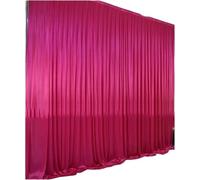 QAUUCP Backdrop Curtains Wedding Decoration Drape Big Events Background Cloth Party Curtain for Parties Wedding Stage(Pink2,H3xL3.0M)