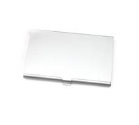 QAUUCP Business Card Holder Creative Business Card Case Aluminum Alloy Bank Credit ID Card Wallet Name Card Holder Metal Box Cover Card Holder Men Wallet for Men or Women(B1)