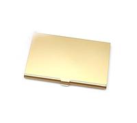 QAUUCP Business Card Holder Creative Business Card Case Aluminum Alloy Bank Credit ID Card Wallet Name Card Holder Metal Box Cover Card Holder Men Wallet for Men or Women(B3)
