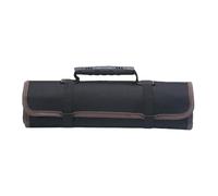 QAUUCP Chef Knife Roll Bag Canvas Chef Knife Kitchen Utensils Roll Bag with A Large Zipper Pocket for Chefs and Culinary Students Knives Not Included(Color 1)