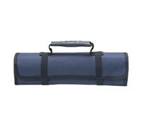 QAUUCP Chef Knife Roll Bag Canvas Chef Knife Kitchen Utensils Roll Bag with A Large Zipper Pocket for Chefs and Culinary Students Knives Not Included(Color 2)
